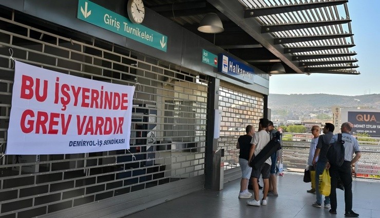 İzmir'de Metro Çalışanlarının Grevi Sona Erdi!