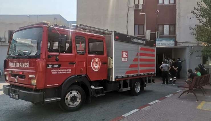 İzmir’de Hastanede Yangın Çıktı!