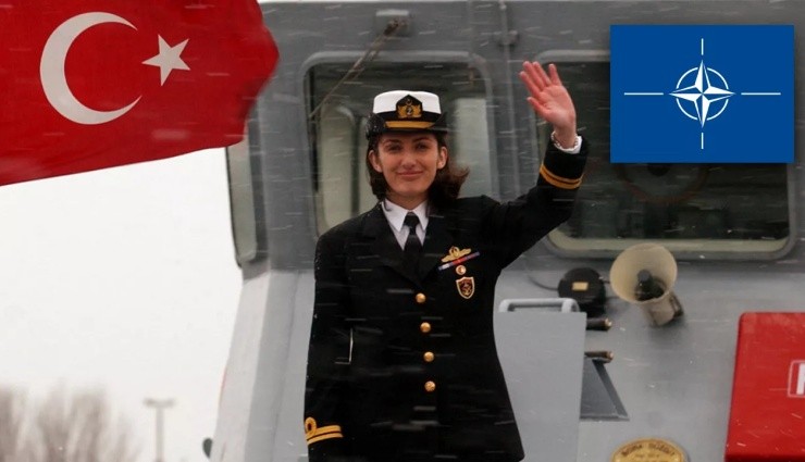NATO’dan İlk Kadın Amirale Tebrik!