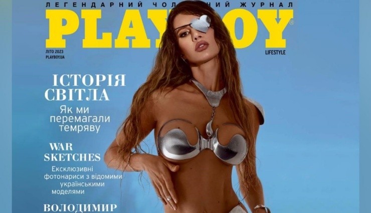 Savaşta Yaralanan Model Playboy'a Poz Verdi!