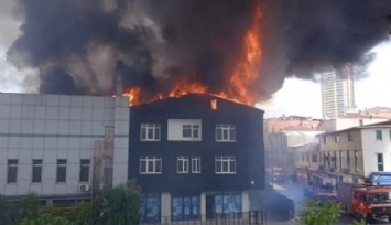 İstanbul Ataşehir'de Yangın!