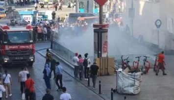 İstanbul'da Metro İstasyonunda Yangın Paniği