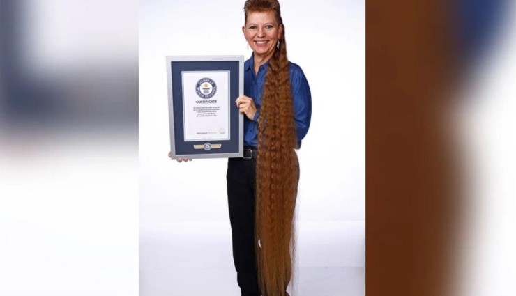 Yele Saçlarıyla Guinness Rekorlar Kitabı'na Girdi!