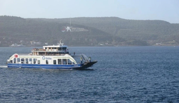 Çanakkale'de Bazı Feribot Seferleri İptal Edildi!