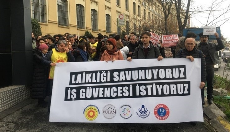 Kadir Has Üniversitesi’nde Eylem: Laikliği Savunuyoruz!