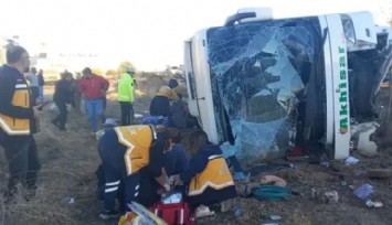 Aksaray'da Otobüs Devrildi: 6 Kişi Öldü!