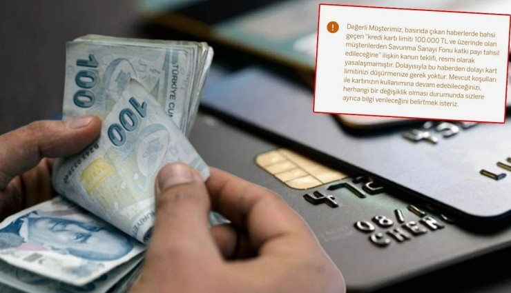 Bankalardan Limit Düşürmek İsteyenlere Uyarı!