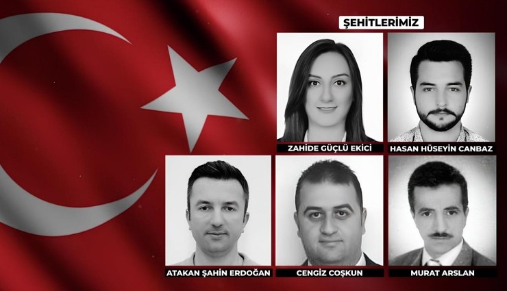 Türkiye TUSAŞ Şehitlerini Uğurladı!