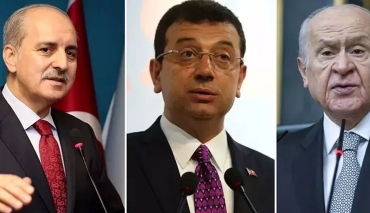 İmamoğlu, Bahçeli ve Kurtulmuş'tan Randevu İstedi!