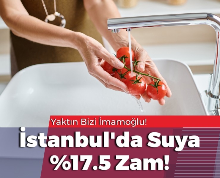 İstanbul'da Suya Zam!