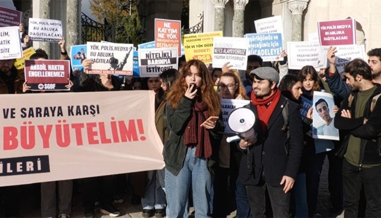 Öğrencilerden YÖK Protestosu!