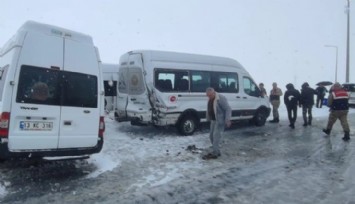 Bitlis'te Zincirleme Kaza: 23 Araç Birbirine Girdi!