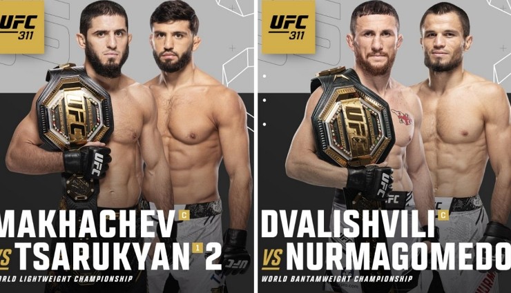 UFC 311 Açıklandı: İki Kemer Maçı Birden!