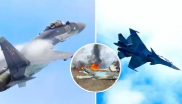 Rusya'ya Ait İki Savaş Uçağı Düşürüldü!