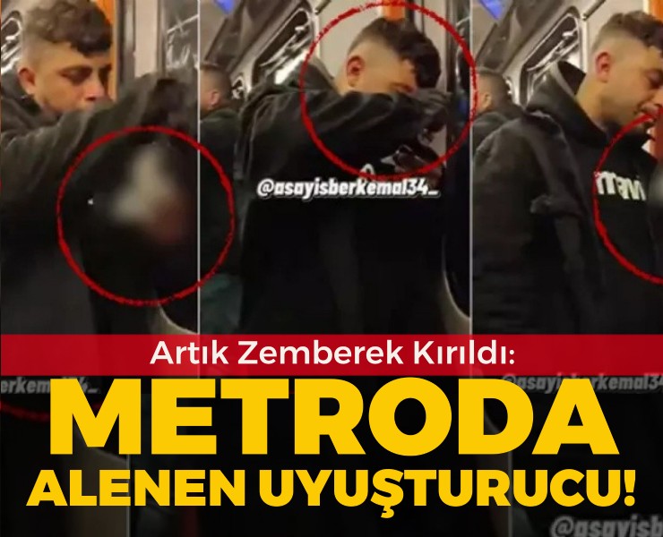 Metroda Skandal Görüntüler!