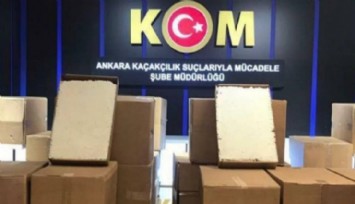 Ankara'da Kaçak Tütün Operasyonu: 4 Gözaltı!