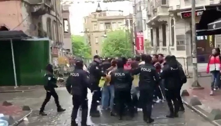 Taksim’e Çıkmaya Çalışan 18 Kişi Gözaltına Alındı!