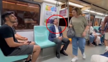 İmamoğlu, Metroda Vatandaşlarla Yolculuk Etti!