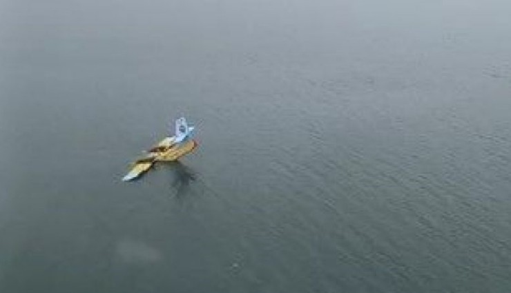 Yangın Söndürme Uçağı, Bafa Gölü'ne Sert İniş Yaptı!