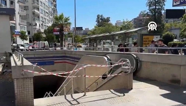 İzmir Metrosunda Yürüyen Merdiven Kazası!