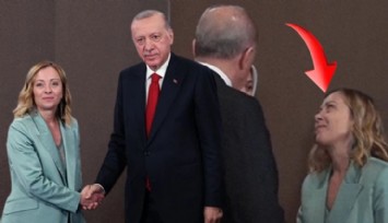 Meloni'nin Cumhurbaşkanı Erdoğan'a Bakışları Gündem Oldu!