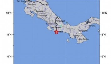 Panama-Kosta Rika Sınırında 5.7 Büyüklüğünde Deprem!