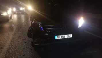 AK Partili İl Başkanı Trafik Kazası Geçirdi!