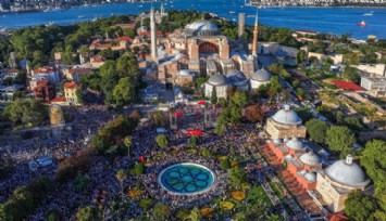 Binlerce Kişi Haniye ve Filistin İçin Ayasofya'da Toplandı!