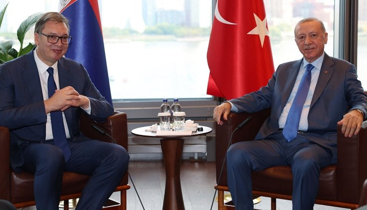 Erdoğan, Sırbistan Cumhurbaşkanı Vucic ile Görüştü!