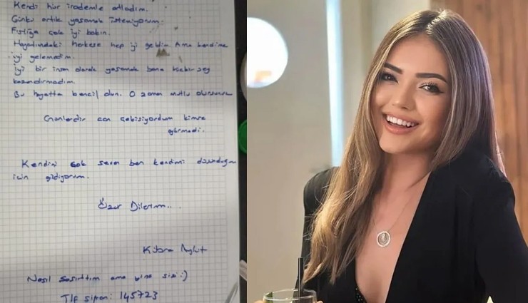 Fenomen Kübra Aykut'un İntihar Mektubu Ortaya Çıktı!