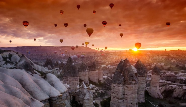 Kapadokya'ya Turist Akını!