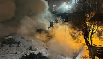 Beyoğlu'nda Gecekondular Alevler İçinde Kaldı!