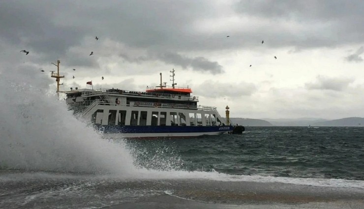 Deniz Ulaşımında Hava Engeli: İptal Olan Seferler!..