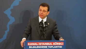 Ekrem İmamoğlu'ndan 'Kanal İstanbul' Açıklaması!