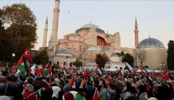 İstanbul'da Büyük Filistin Yürüyüşü!