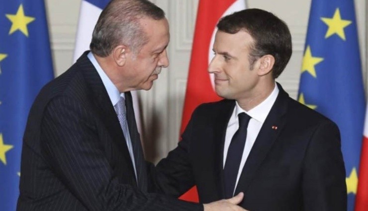 Erdoğan, Fransa Cumhurbaşkanı Macron ile Görüştü!