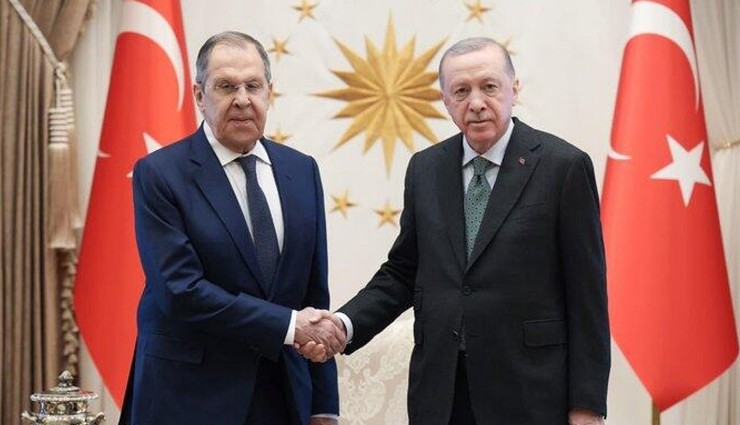 Erdoğan ile Rusya Dışişleri Bakanı Lavrov Görüştü!