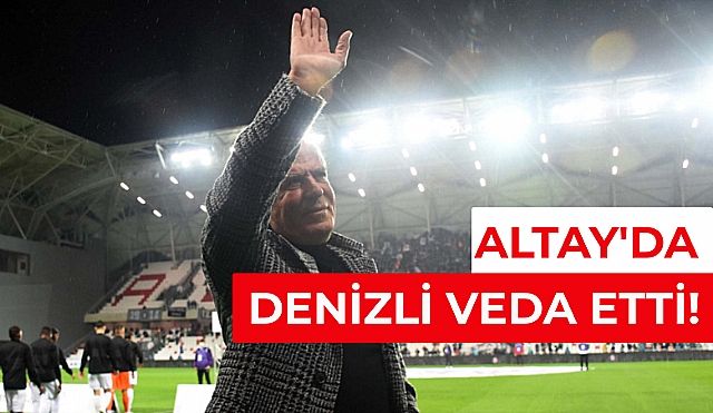 Altay'da Mustafa Denizli İle Sözleşme Feshedildi!