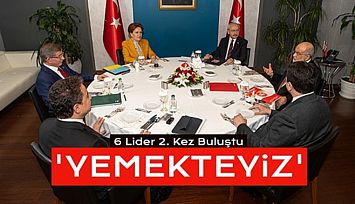 Altı Lider İkinci Kez Çalışma Yemeğinde Biraraya Geldi