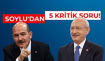 Bakan Soyludan 5 Soru: Ses Ver Kılıçdaroğlu