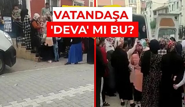 DEVA Partisi, Üyelik Şartı İle Vatandaşlara Erzak Dağıttı