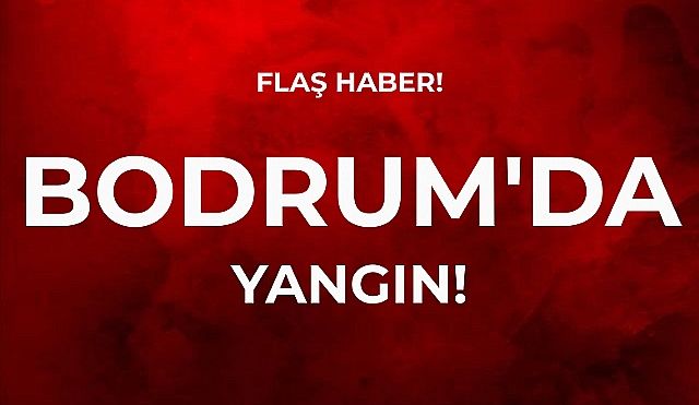 Flaş! Bodrum'da Yangın!