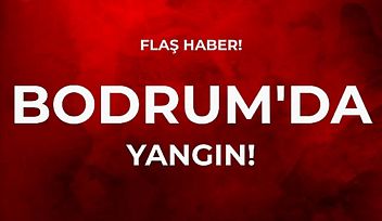 Flaş! Bodrum'da Yangın!