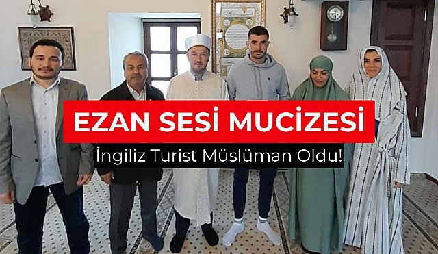 İngiliz Turist Bodrum'da Müslüman Oldu!