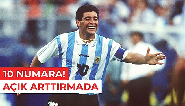 Maradona'nın 1986 Dünya Kupası'nda Giydiği Forma Satılıyor