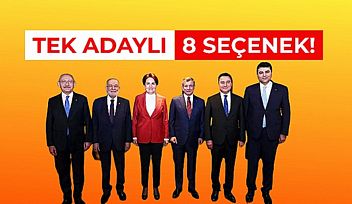 Millet İttifakı'ndan Tek Adaylı Ve Sekiz Seçenekli Taslak