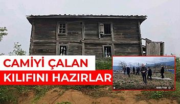 Ordu'da Tarihi Eskiköy Ahşap Camisi Restore Edilecekken Yok Edildi.