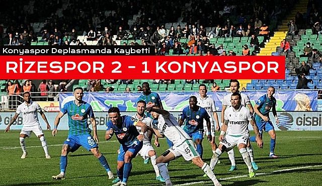 Rizespor 2-1 Konyaspor