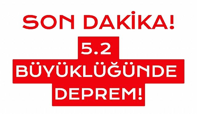 Son dakika... İstanbul'da Deprem Paniği!