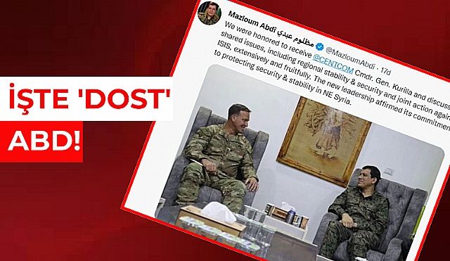 Terörist Başı Kobani İle CENTCOM Komutanı Samimiyeti!